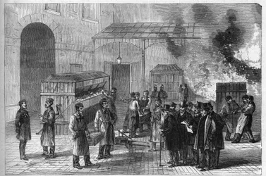 Destruction of banknotes withdrawn from circulation at the Banque de France