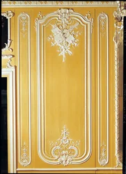 Detail of a panel from the Yellow Room, Hotel des Stuart d