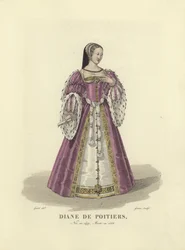 Diane de Poitiers, favourite of King Henry II of France