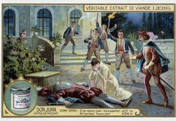 Don Juan: Act I, Scene IV, the death of Donn