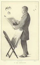Edmond de Goncourt, French writer and critic