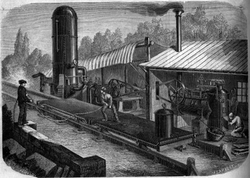 Essay of a Hydraulic Slip Railway Invented by Engineer Louis Dominique Girard at La Jonchere, Vendee