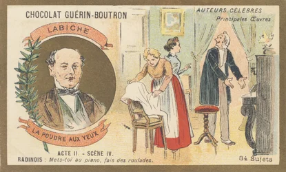 Eugene Labiche, French playwright, author of 