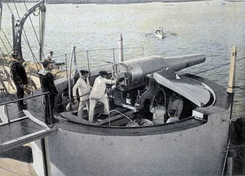 Exercise du canon - in Album militaire - Marine