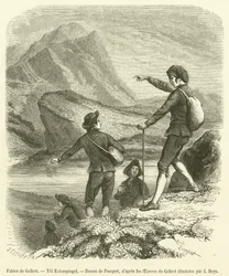 Fables of Gellert, Till Eulenspiegel (engraving)