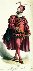 Fancy dress costume for Mephistopheles, from L