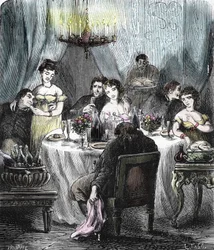 Feasts Organized by the Jesuits, Receiving the Visit of Young Women, at the Abbey of Saint-Acheul in Amiens under the Restoration
