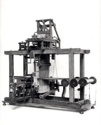 First fully automated loom invented by Jacques de Vaucanson (1709-82) c.1745