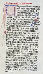 First page of the manuscript of the Lois d