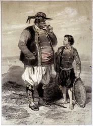 Fishermen of Douarnenez, c. 1855