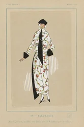 Fleurette, pub. 1922 pochoir print