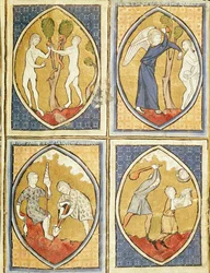 The Story of Adam and Eve, from Image du Monde