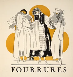 Fourrures from Gazette de Bon Ton, pub. 1920