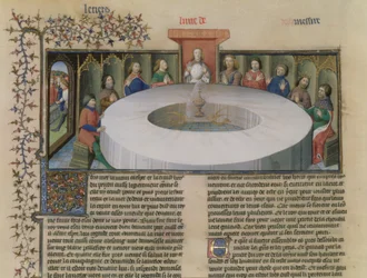 The Knights of the Round Table from The Story of Lancelot, from La Quite de Saint Graal