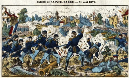Franco-Prussian War - Battle of Sainte-Barbe (Battle of Noisseville) August 31