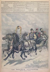 Franco-Russian Alliance, illustration from le Petit Journal