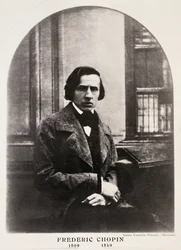 Frédéric Chopin (1810-49) engraved from a daguerreotype