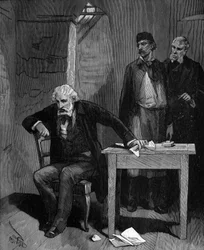 Frederic Sauvage (1786 - 1857), French inventor in a house at the end of his life