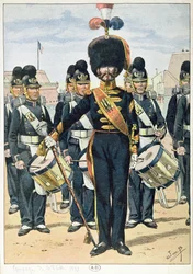 French Naval Band in 1837, c.1900