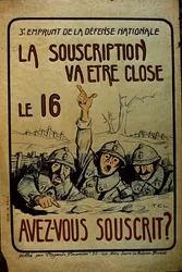 French WWI War Bonds poster, 1914-18