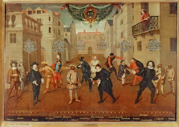 French and Italian Comedians