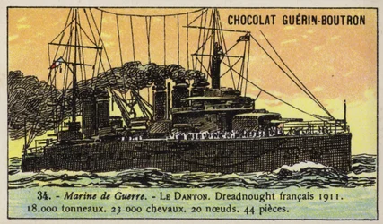 French Battleship Danton