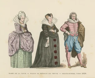 French costume, early 17th Century