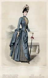 French fashion plate, late 19th century