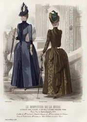 French fashion plate, late 19th century