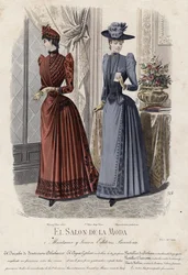 French fashion plate, late 19th century