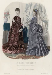 French fashion plate, late 19th century