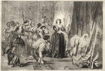 Fronde - The People Demand to See the King: Paris, Palais Royal, 9th Feb. 1651