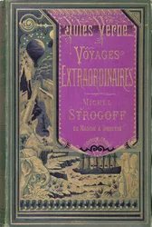 Front cover of Michel Strogoff by Jules Verne, 1876