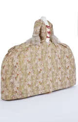 Front view of a court dress, 1760s