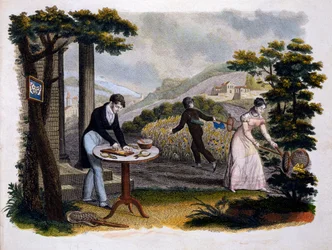 Frontispiece from Les Papillons... by Eugene Balland, published by P. Blanchard, Lecerf, Paris