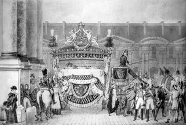 Funeral of French King Louis XVIII in September 1824