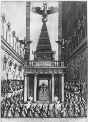 Funeral of Sigismund II Augustus, King of Poland and Grand Duke of Lithuania in Rome, 1572