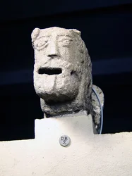 Gargoyle with tongue hanging out