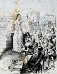 Genneviève Reassures the People of Paris - in 