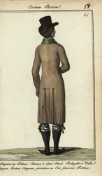 Gentleman in long riding coat