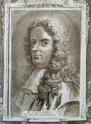Giovanni Domenico Cassini (1625-1712), illustration from Histoire des Mathematiciens by Alexandre Saverien (1720-1805), published in Paris 1766
