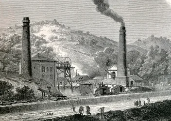 Glyn-pit mine near Pontypool, England