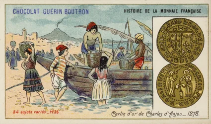 Gold Carlin of Charles of Anjou