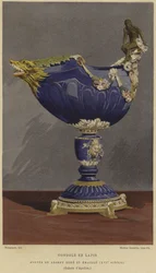 Gondola-Shaped Lapis Lazuli Cup Mounted in Gilded and Enamelled Silver, 16th Century