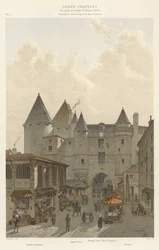 Grand Châtelet, View from Rue St Denis, 1800