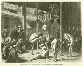 Gymnasts of Kyoto (engraving)
