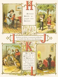 Skill, Garden, Iris, Jasmine, Kangaroos, Kakato, Magic Lantern, Picture books