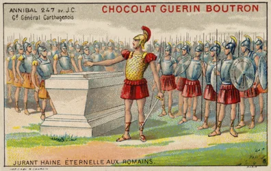 Hannibal swearing eternal hatred of the Romans