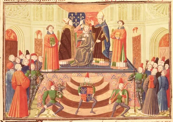 The Coronation of Henry IV (1367-1413) from Froissart