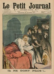 He does not sleep anymore!, front cover illustration from 